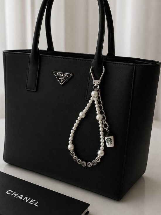 Handmade Accessories - Pearl Work Bag Charm
